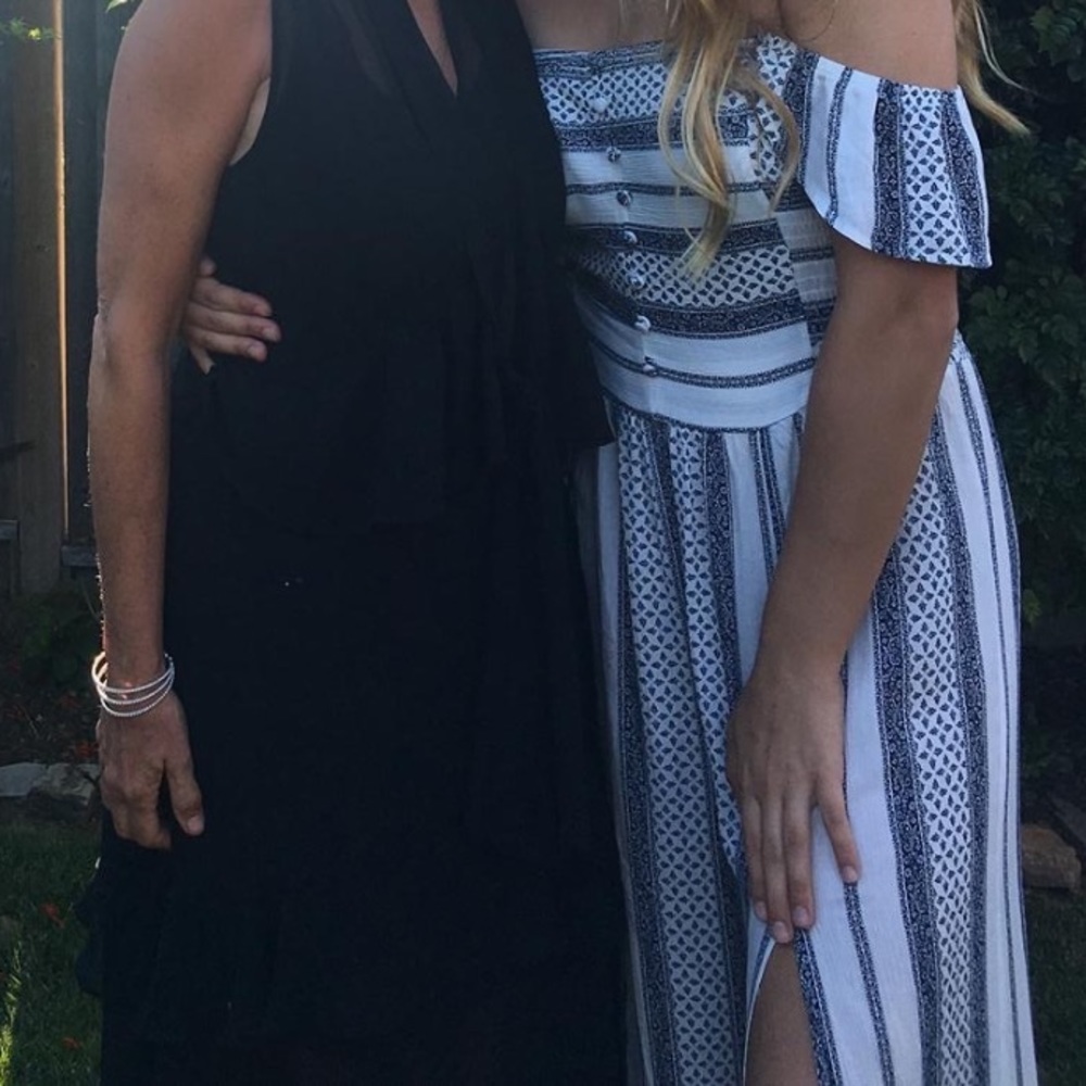 Full pant Romper with off the shoulder straps